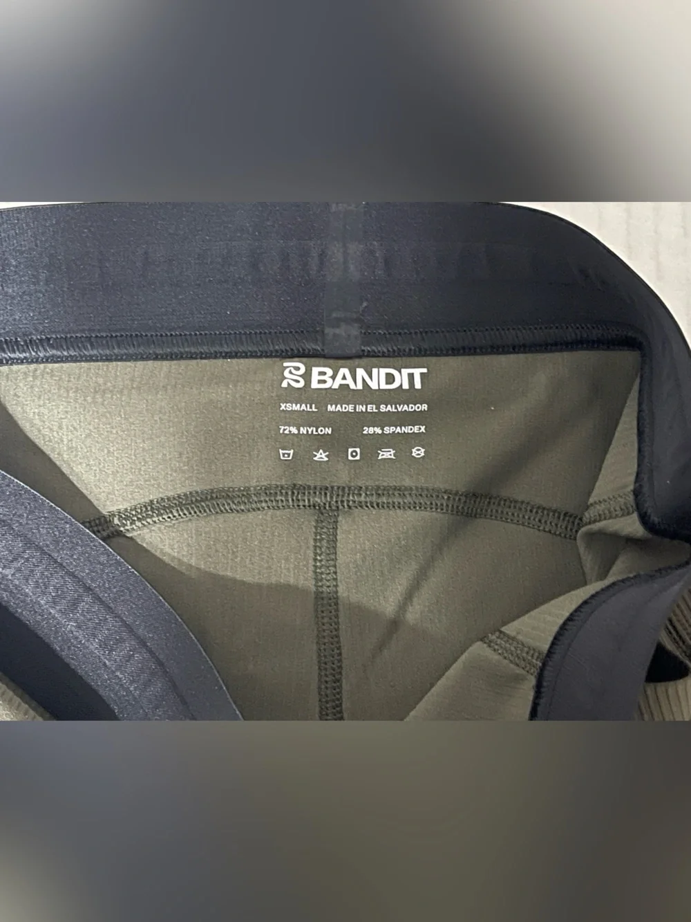 Bandit Running Cadence 5 inch Compression Shorts - Women’s XS - Olive - EUC - Picture 3 of 3